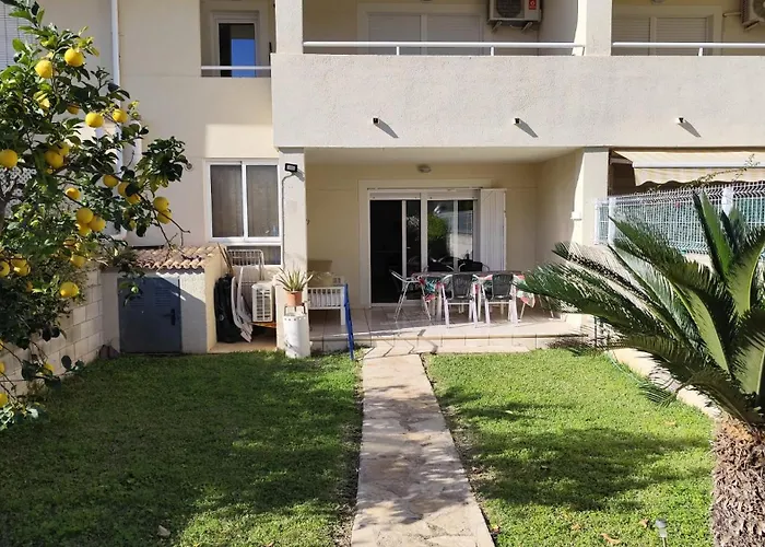 Apartamento, Jardin Privado, Perfecto Para Tus Vacaciones